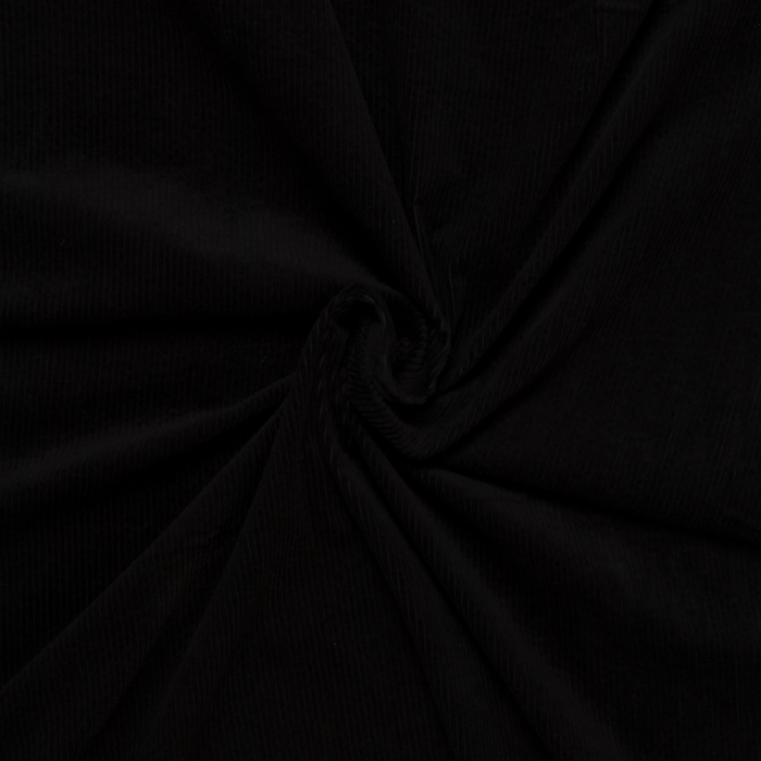 Böttger Stoffenwinkel - zwart 6W corduroy met stretch - 54821
