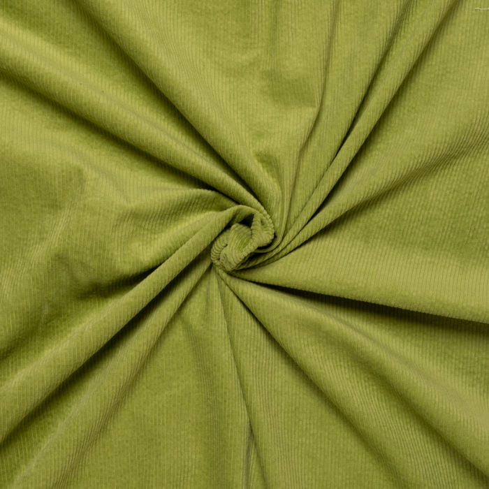 Böttger Stoffenwinkel - lindegroen 6W corduroy met stretch - 54830