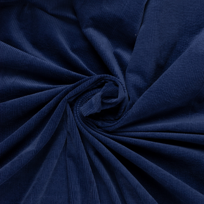 Böttger Stoffenwinkel - royaal blauw 6W corduroy met stretch - 59514