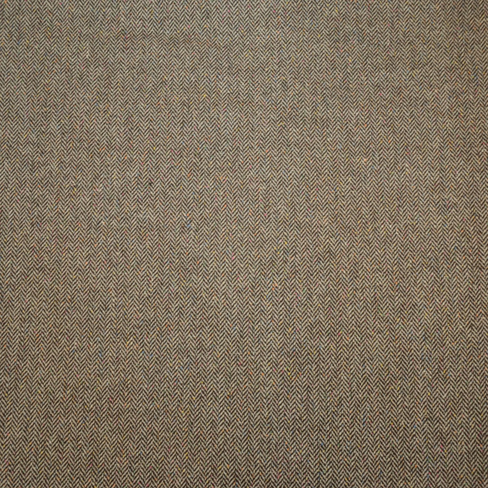 Böttger Stoffenwinkel - bruin VISGRAAT tweed wolmix stof met stretch Italiaans import - 64588
