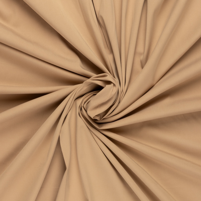Böttger Stoffenwinkel - camel tencel katoen mix stof met stretch - 65799