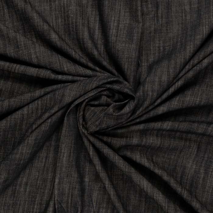 Böttger Stoffenwinkel - zwart raw denim Italiaans import - 65800