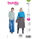 Böttger Stoffenwinkel - pullover (maat 36-48) Burda 5680 - Burda5680