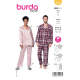 Böttger Stoffenwinkel - pyjama (maat M-XL) Burda 5956 - burda5956
