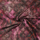Böttger Stoffenwinkel - Fuchsia bruin gestepte stof met animal bedrukking - 62526