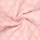 Böttger Stoffenwinkel - licht roze gewatteerde stof met sneeuwvlok stiksel - 62406