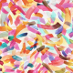 Böttger Stoffenwinkel - roze confetti stretch poplin stof van katoen - 62853
