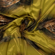 Böttger Stoffenwinkel - lime satijn met fantasie print - FR37898