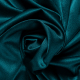Böttger Stoffenwinkel - petrol stretch crepe reversible satijn Italiaans import - 54055