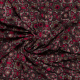 Böttger Stoffenwinkel - grijs cerise stretch tricot met flock print - 55683