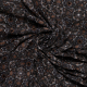 Böttger Stoffenwinkel -  grijs bruin stretch tricot met flock print - LD55698