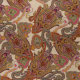 Böttger Stoffenwinkel - room satijnkatoen stretch met roze oker paisley print - 56063