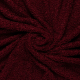 Böttger Stoffenwinkel - donkerrood teddy de luxe stof - 57114
