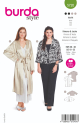 Böttger Stoffenwinkel - kimono en jasje (maat 36-48) Burda 5720 - Burda5720