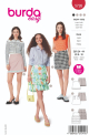 Böttger Stoffenwinkel - rok (maat 34-44) Burda 5726 - Burda5726