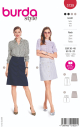 Böttger Stoffenwinkel - rok (maat 36-48) Burda 5739 - Burda5739