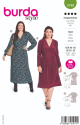 Böttger Stoffenwinkel - jurk (maat 46-56) Burda 5748 - Burda5748