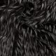 Böttger Stoffenwinkel - zwart lichtgrijs fancy fur imitatiebont  - 57555