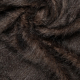 Böttger Stoffenwinkel - donkerbruin grijs melange fancy fur imitatiebont  - 57560