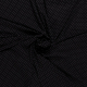 Böttger Stoffenwinkel - zwart stretch tricot met stipje - LD57918