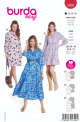 Böttger Stoffenwinkel - jurk (maat 34-48) Burda 5802 - Burda5802