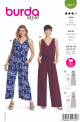 Böttger Stoffenwinkel - jumpsuit (maat 36-48) Burda 5817 - Burda5817