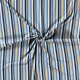 Böttger Stoffenwinkel - denimblauw stretch jersey katoen met streep dessin - 58186