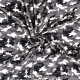 Böttger Stoffenwinkel - katoen stretch tricot met zwart grijs wit camouflage print - 58202