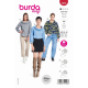 Böttger Stoffenwinkel - sweater (maat 34-48) Burda 5858 - Burda5858