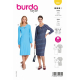 Böttger Stoffenwinkel - jurk (maat 34-44) Burda 5861 - Burda5861