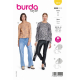 Böttger Stoffenwinkel - shirt (maat 34-44) Burda 5878 - Burda5878