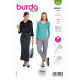 Böttger Stoffenwinkel - shirt (maat 34-44) Burda 5886 - Burda5886