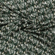 Böttger Stoffenwinkel - zwart viscose met groen grijs bruin abstract cirkel dessin  - 58891