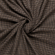 Böttger Stoffenwinkel - beige grijs zwart geruit Shetland tweed zuiver wol - 59319