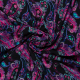 Böttger Stoffenwinkel - zwart wol viscose stof stretch met paisley dessin Italiaans import - 60071