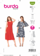 Böttger Stoffenwinkel - jurk (maat 34-44) Burda 6133 - burda6133
