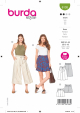 Böttger Stoffenwinkel - culotte en short (maat 34-44) Burda 6138 - burda6138