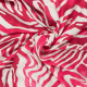 Böttger Stoffenwinkel - off white cerise abstract dessin linnen viscose italiaans import - 61662