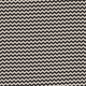 Böttger Stoffenwinkel - zwart wit linnen viscose stof met zigzag motief - 62078