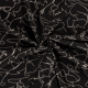 Böttger Stoffenwinkel - zwart beige abstract discharge print punta di roma stof - 62099