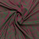 Böttger Stoffenwinkel - Italiaans stretch jacquard stof fuchsia groen - 63173