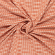 oranje ivoor pied de poule couture bouclé stof