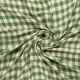 kiwi groen ivoor pied de coque couture bouclé stof