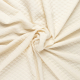 Böttger Stoffenwinkel - ivoor gestept jersey stof Italiaans import  - 64548