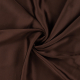 Böttger Stoffenwinkel - DONKERBRUIN viscose stretch satijn stof Italiaans import - 64571
