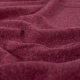 Böttger Stoffenwinkel - BORDEAUX melange merino wol fleece  - 64877