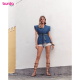 Böttger Stoffenwinkel - Gestept denim Italiaans import - 65465