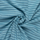 turquoise linnen stof met konings blauwe streep Italiaans import