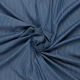 Böttger Stoffenwinkel - Blauw gestreept viscose mix chambray stof Italiaans import - 65785