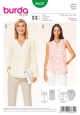 Böttger Stoffenwinkel - blouse (maat 34-44) Burda 6632 - burda6632